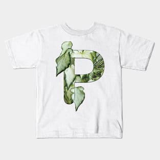 Letter P Kids T-Shirt